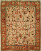 Antique Heriz 101 Ivory - Rust
